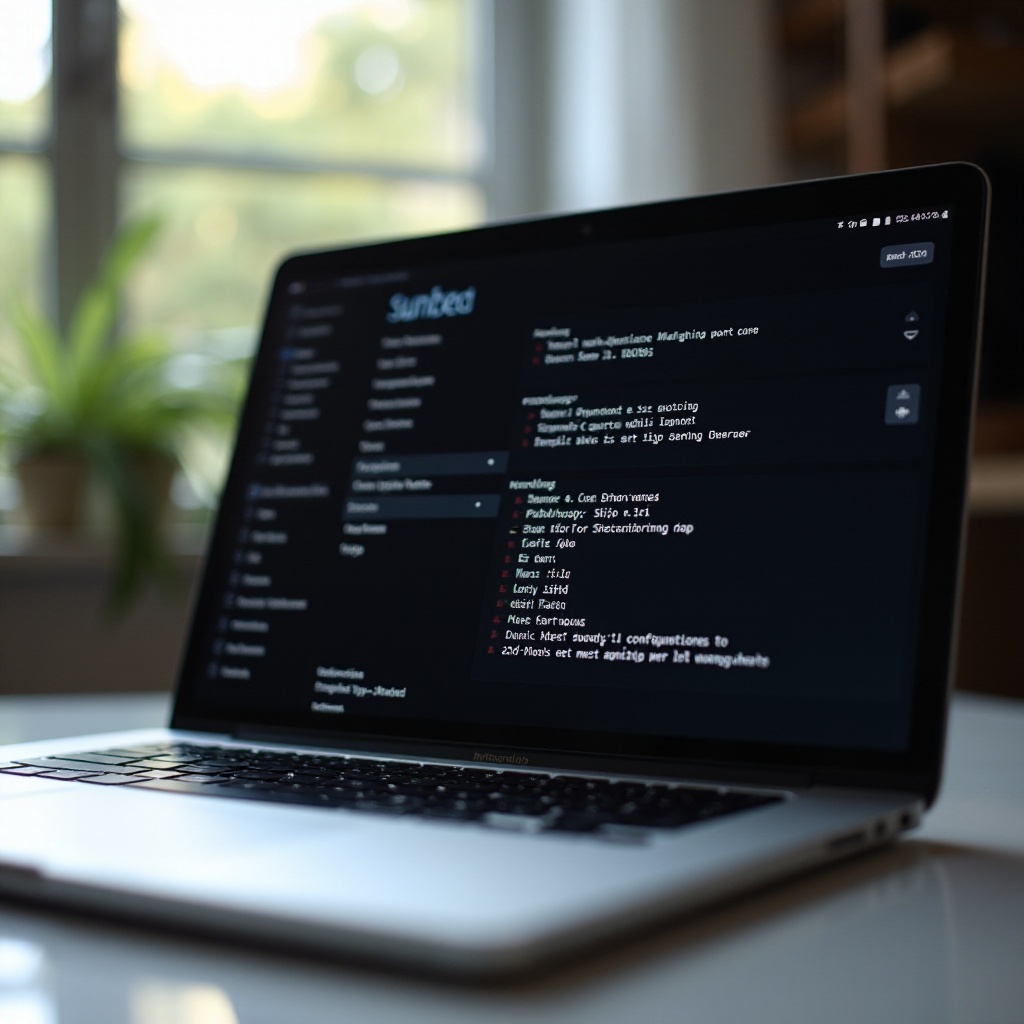 como encontrar o nome de configuração canônica do MacBook